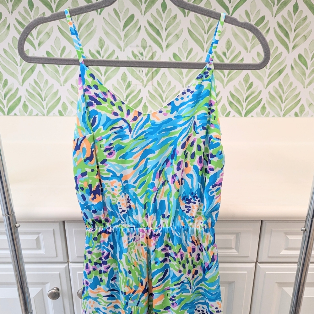 Lilly Pulitzer Deanna Maxi In Sea Soiree Dress XS - Picture 6 of 14